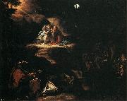 Orazio Borgianni Christ in the Garden of Gethsemane oil painting on canvas